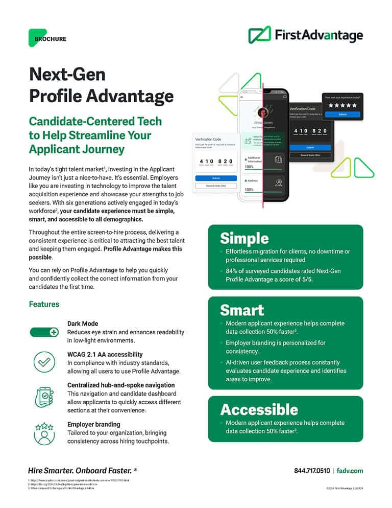 Profile Advantage brochure thumbnail