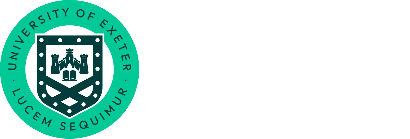 University of Exeter Logo - White